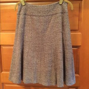 Anne Kline, Tweed Skirt, Sz 6, Eggplant
